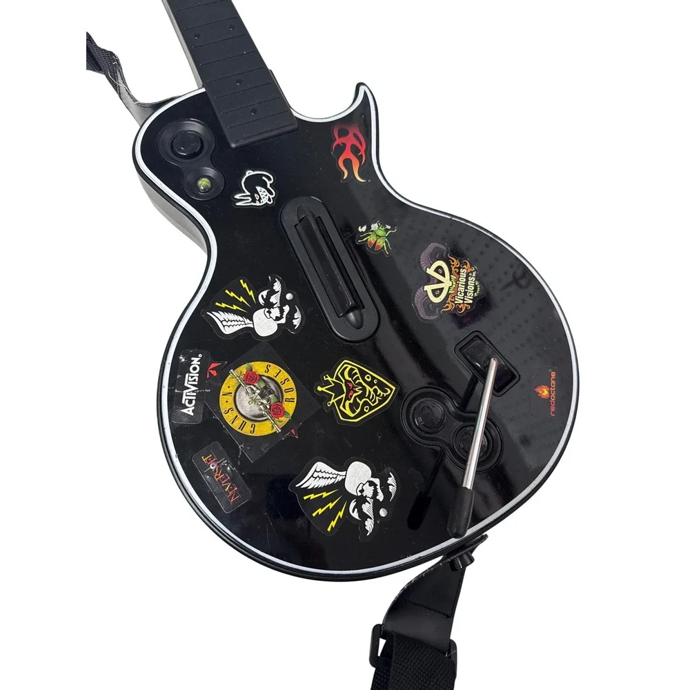 RedOctane Guitar Hero Les Paul Xbox 360 Controller Unisex OS Black Rock TESTED